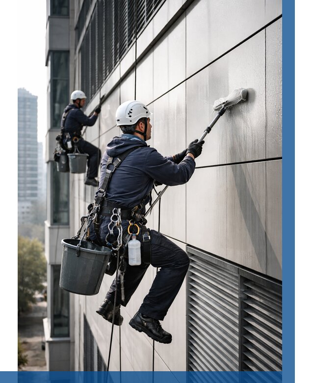 Мойка вентилируемого фасада в Павловском Посаде от 254 р. | ВЫСОТНИК-Пвл