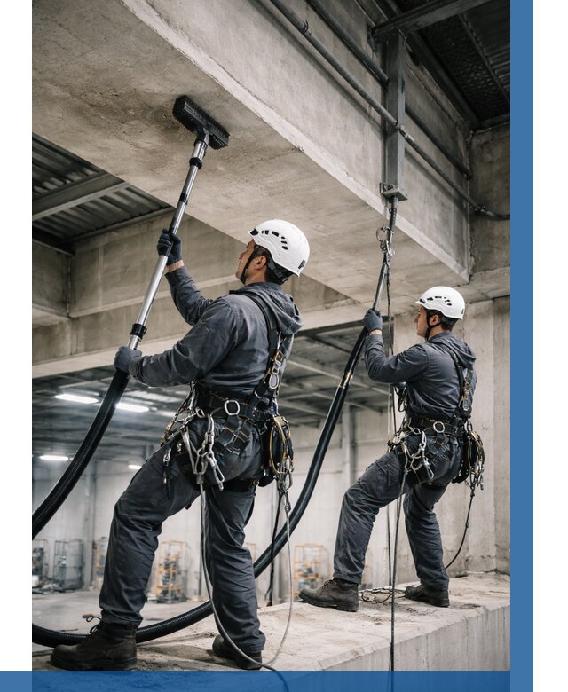 Обеспыливание потолочных конструкций в Павловском Посаде от 254 р. |ВЫСОТНИК-Пвл