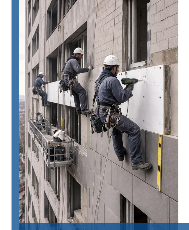 Монтаж фасадных термопанелей высокого качества в Павловском Посаде