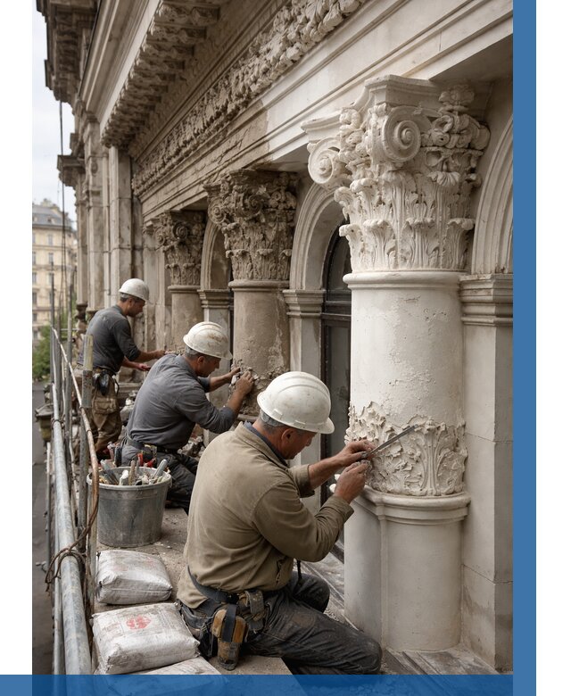 Реставрация фасадной лепнины в Павловском Посаде от 2541 р. | ВЫСОТНИК-Пвл