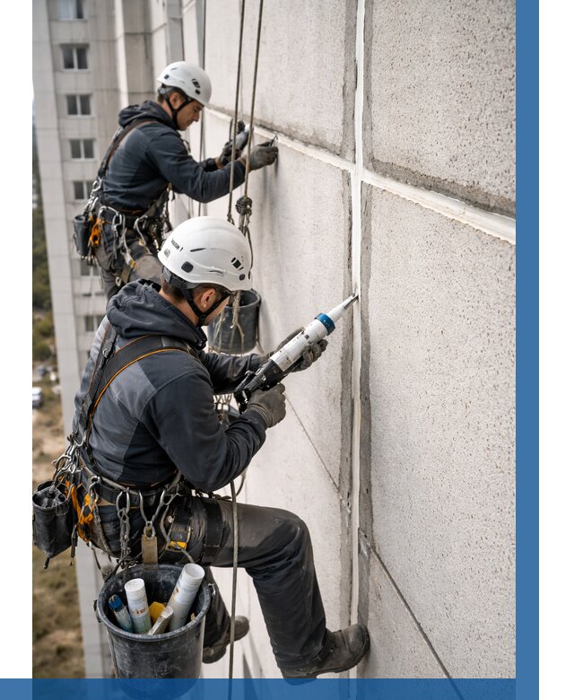 Герметизация межпанельных швов в Павловском Посаде от 711 р. | ВЫСОТНИК-Пвл