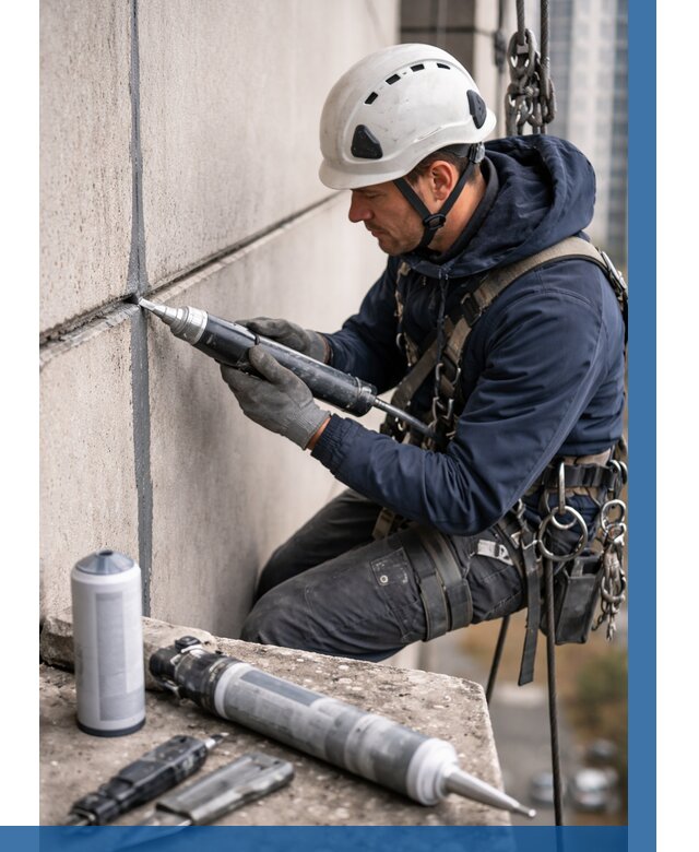 Вторичная герметизация швов в Павловском Посаде от 457 р. | ВЫСОТНИК-Пвл