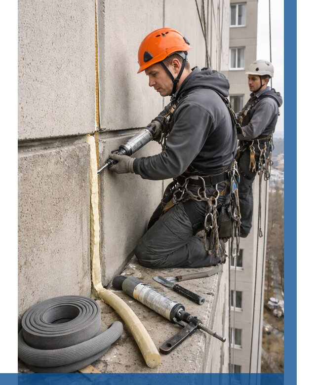 Теплый шов межпанельные швы в Павловском Посаде от 711 р. | ВЫСОТНИК-Пвл