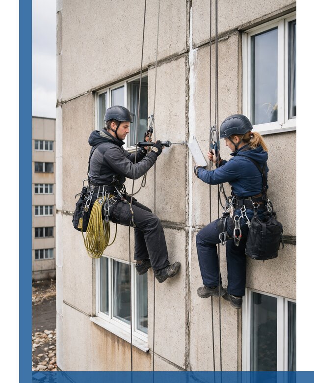 Герметизация межпанельных швов тёплым швом в Павловском Посаде