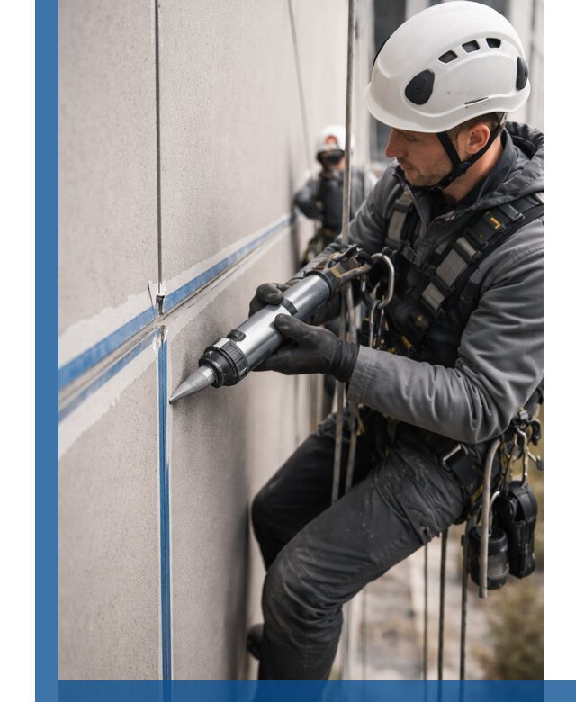 Герметизация стыков фасадных панелей в Павловском Посаде качественно и быстро