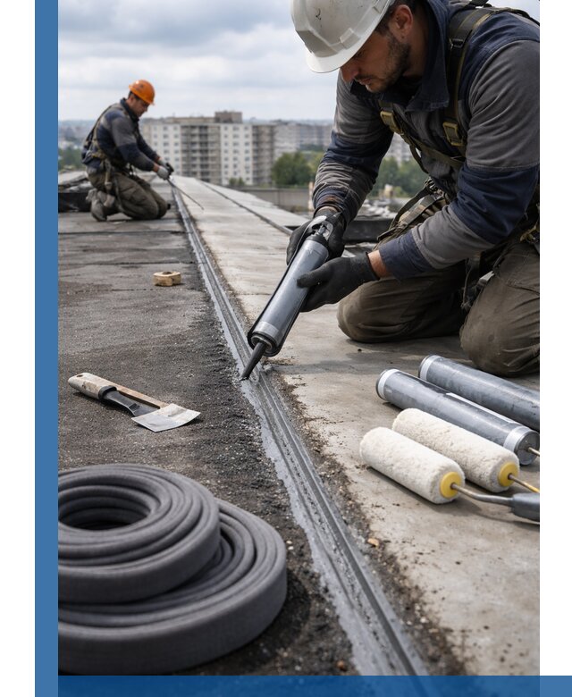 Герметизация швов кровли в Павловском Посаде с гарантией герметичности