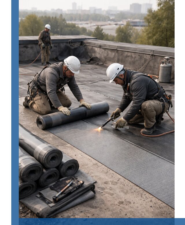 Монтаж мягкой кровли в Павловском Посаде профессионально и надежно