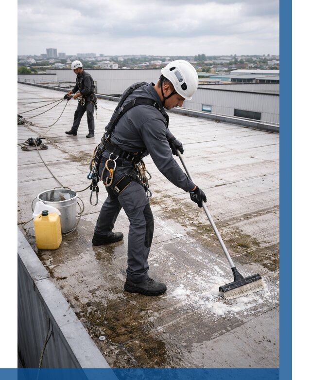 Очистка крыши по графику в Павловском Посаде от 7622 р. | ВЫСОТНИК-Пвл