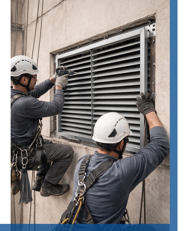 Монтаж вентиляционных решеток в Павловском Посаде от 4573 р. | ВЫСОТНИК-Пвл