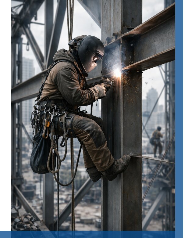 Высотные сварочные работы в Павловском Посаде от 3557 р. | ВЫСОТНИК-Пвл