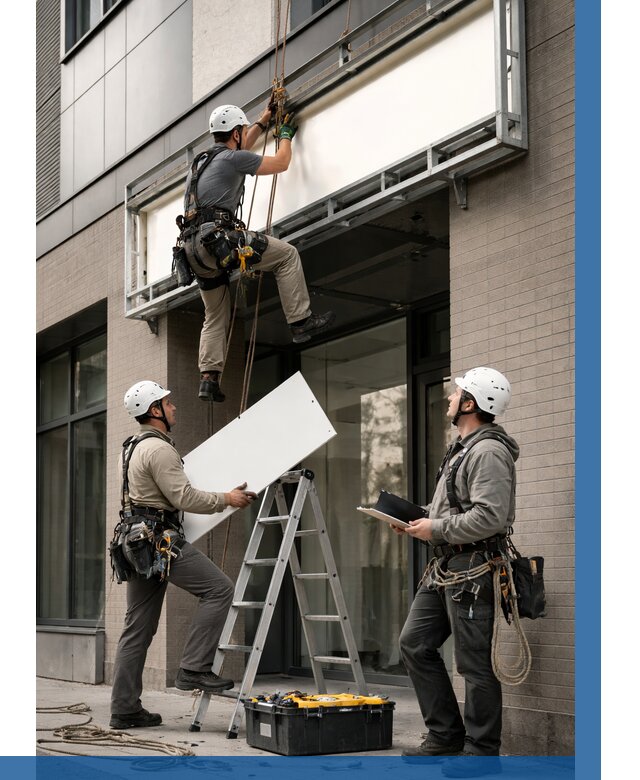 Монтаж светового короба в Павловском Посаде от 6605 р. | ВЫСОТНИК-Пвл