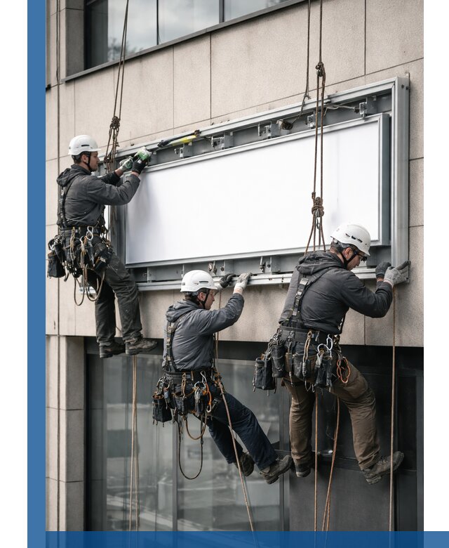 Профессиональный монтаж светового короба под ключ в Павловском Посаде