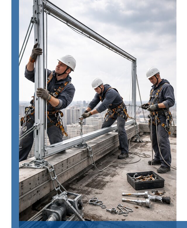 Монтаж крышных рекламных конструкций под ключ в Павловском Посаде