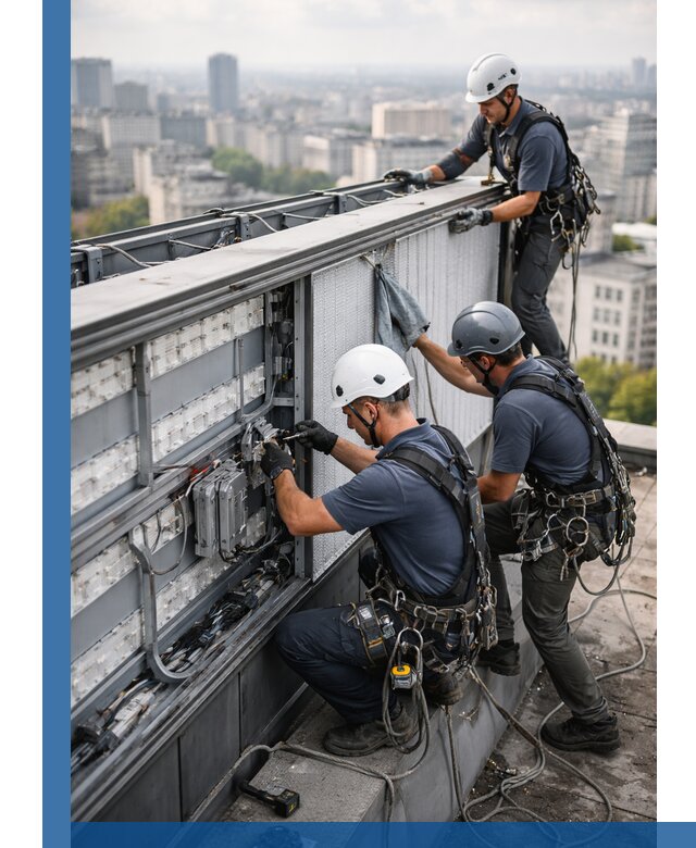 Профессиональное обслуживание крышной рекламы в Павловском Посаде под ключ