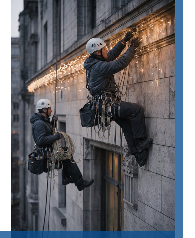 Монтаж новогодней иллюминации в Павловском Посаде от 8638 р. | ВЫСОТНИК-Пвл