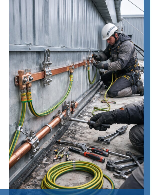 Монтаж заземления здания в Павловском Посаде от 25405 р. | ВЫСОТНИК-Пвл