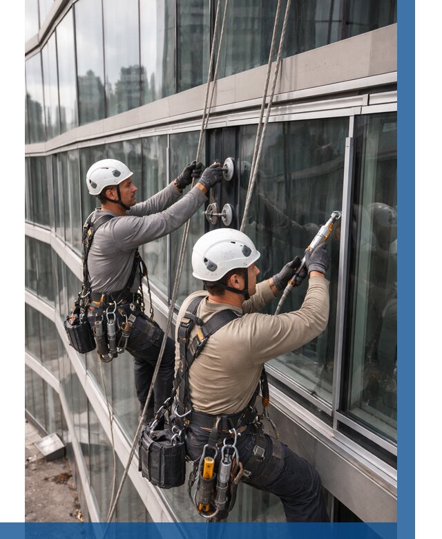 Радиусное остекление фасада в Павловском Посаде от 12194 р. | ВЫСОТНИК-Пвл