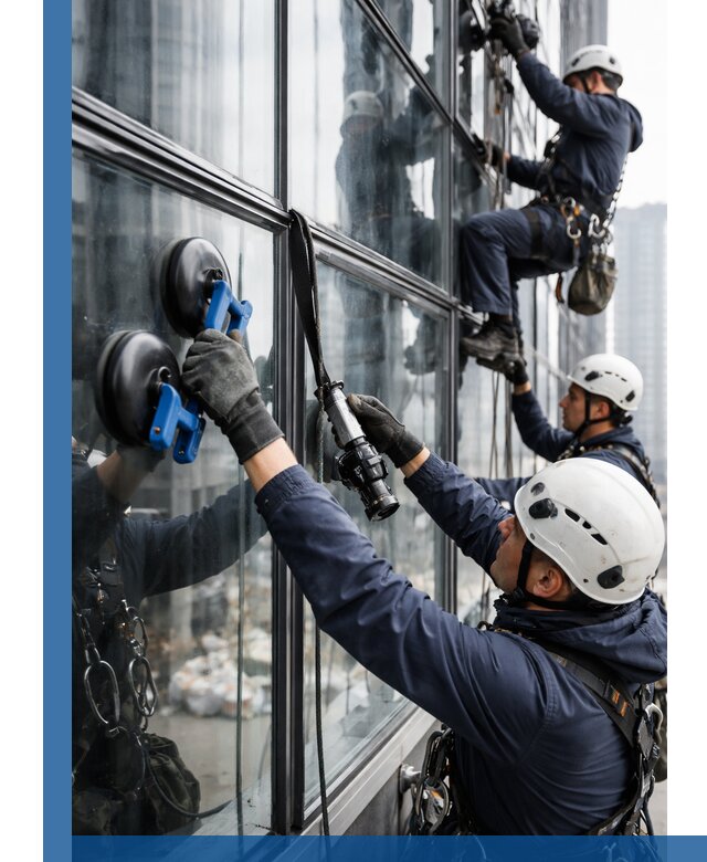 Радиусное остекление фасадов под ключ в Павловском Посаде с гарантиями