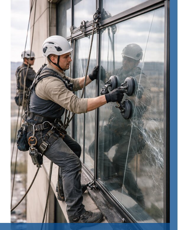 Замена стекла в витраже в Павловском Посаде под ключ от 8638 р. | ВЫСОТНИК-Пвл