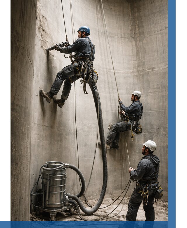 Зачистка силосов в Павловском Посаде от 4573 р. Договор и смета ВЫСОТНИК-Пвл