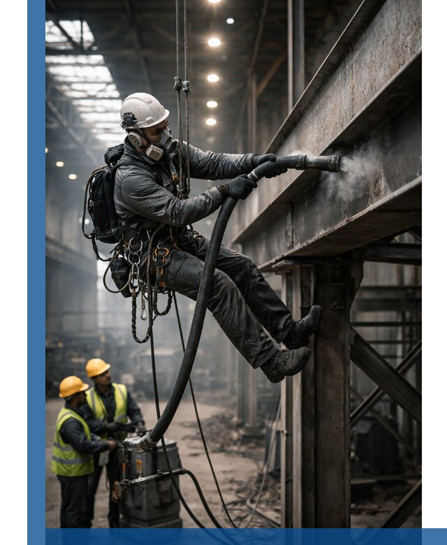 Обеспыливание конструкций в цехах промышленного производства в Павловском Посаде