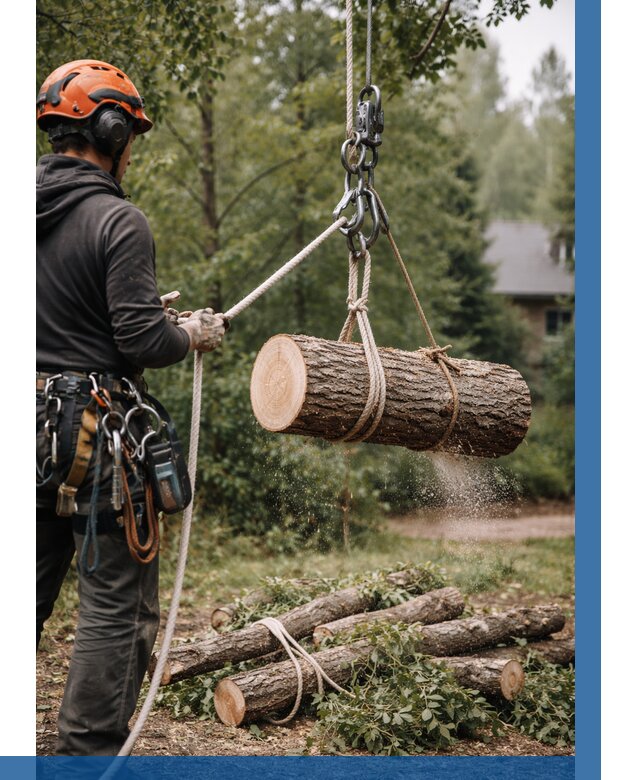 Валка деревьев частями в Павловском Посаде от 7622 р. | ВЫСОТНИК-Пвл