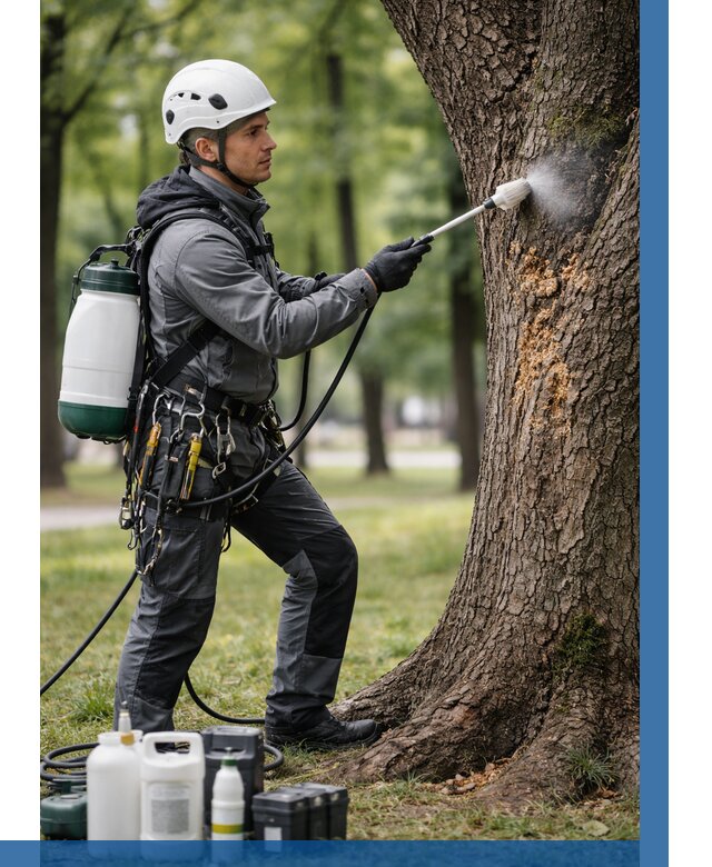 Обработка деревьев от вредителей в Павловском Посаде от 4573 р. | ВЫСОТНИК-Пвл