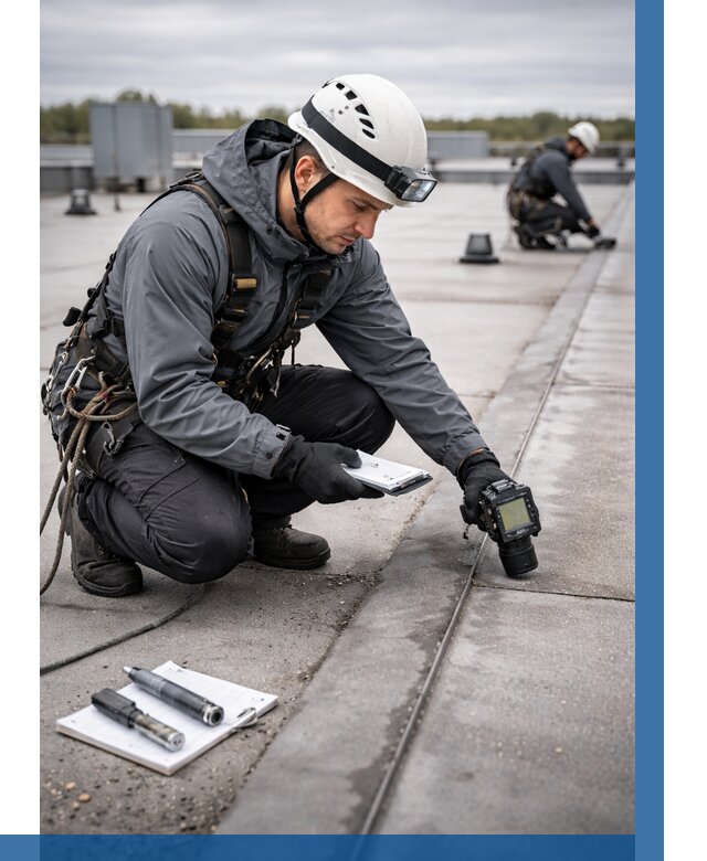 Обследование кровли на протечки в Павловском Посаде от 4573 р. | ВЫСОТНИК-Пвл