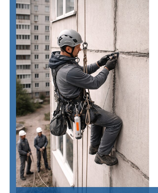 Обследование межпанельных швов и герметизация в Павловском Посаде
